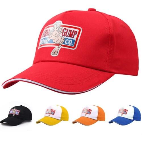 Forrest Gump Cap Hat 1994 Bubba Gump Cosplay Caps GUMP Running Sport Outdoor Net Trucker Mesh Baseball Snapback Caps Hat