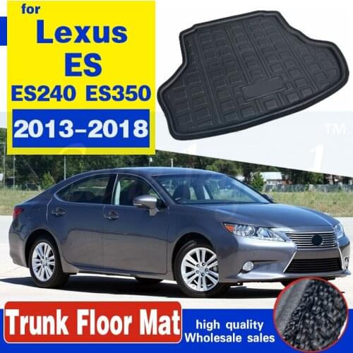 For Lexus ES ES240 ES350 2013-2018 Boot Mat Rear Trunk Liner Cargo Floor Tray Carpet Guard Protector Car Accessories