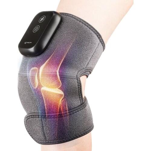 Warm vibration massage protector for middle-aged and old people with cold legs and knee joints electric heating knee pad