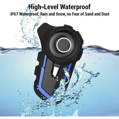 Good Price S2 Helmet Bluetooth Intercom Headset Hands-free Telephone Call Distance 1000m for Motorcycle Riders