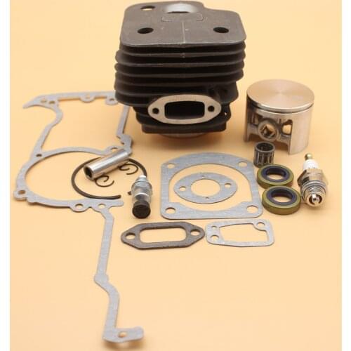 BIG BORE 52MM Cylinder Piston Ring Gasket Oil Seal Valve Kit For HUSQVARNA 61 268 272 272K 272XP Chainsaw NIKASIL PLATED