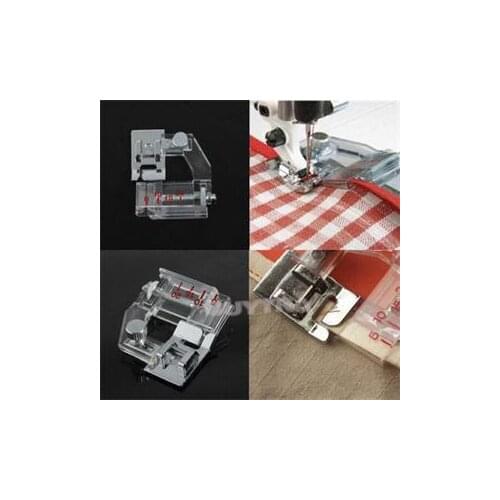 1PCS Adjustable Mini Snap-on Bias Binder Foot For Brother Singer Sewing Machine New