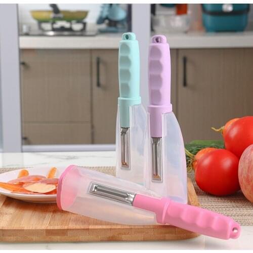 Multifunctional Storage Type Peeling Knife Peeling Knife With Storage Tube Peeler Peeling Apple Supplies Household Peeling Knife