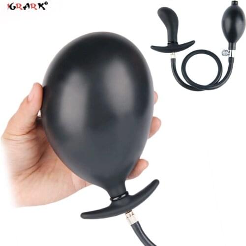 Inflatable Butt Plug Sex Toys for Man Alduts Silicone for Butt Extender Dilatador Anus Expand Anal Toys Sex Products