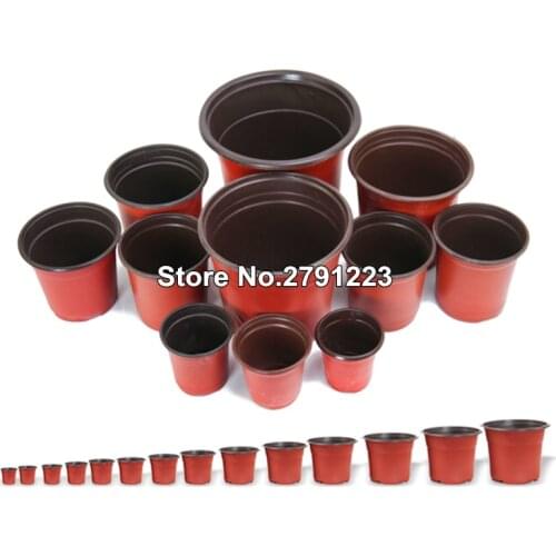50pcs Plastic Grow Box Fall Resistant Seedling Tray For Home Garden Plant Pot Nursery Transplant Pots Flower Pot Seedling Trays