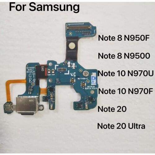 USB Charging Port Board Flex Cable Connector For Samsung Note 8 9 10 Lite 20 Ultra N950F N950U N9500 N960F N970F N970U