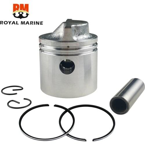 6G1-11631 6G1-11610 Piston with Ring STD Kit For Yamaha Outboard Motor 2 stroke 6HP 8HP 6G1-11631-00 6G1-11610-00 50mm