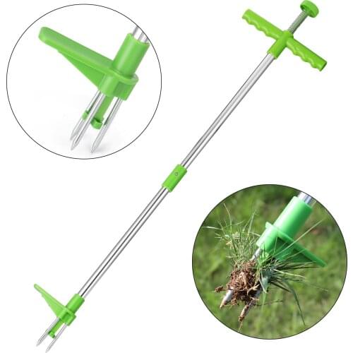 Long Handle Weeder Grass Remover Portable Garden Lawn Weeder Outdoor Yard Grass Root Puller Tools Garden Planting Accessory