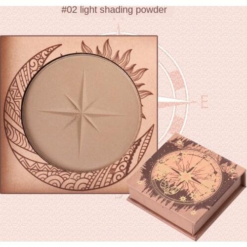 GUICAMI Highlighter Powder Makeup Face Make Plate Natural Three-dimensional Shadow Nose Silhouette High-gloss Powder Foundation