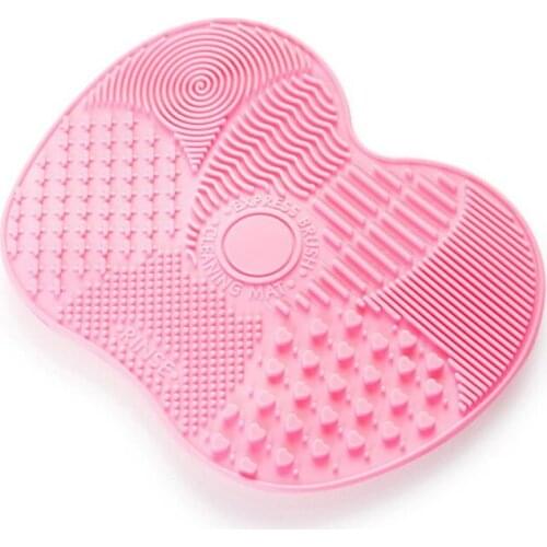 Silicone Makeup Brush Cleaner Pad Make Up Washing Brush Gel Cleaning Mat Hand Tool Foundation Makeup Brush Scrubber Board