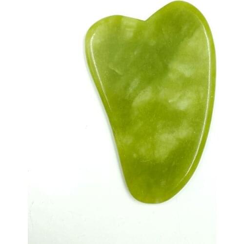 Natural Jade Gua Sha Scraper Board Massage Rose Quartz Jade Guasha Stone for Face Skin Lifting Wrinkle Remover Beauty Care