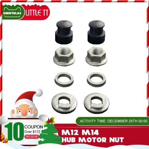 E-bike Hub Motor Screw Nut M12/M14 Washer /spacer/nut Cover For 250W-3000W Motors Electric bicycle E-bike Motor Accessories