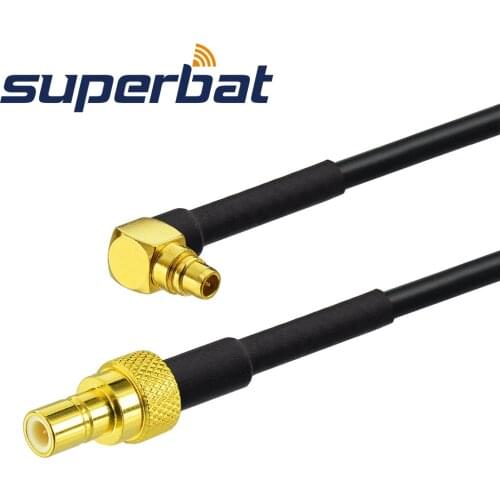 Superbat DAB/DAB+ Car Radio Aerial MMCX Plug to SMB Male Adapter Cable for Sonichi S1000-DAB