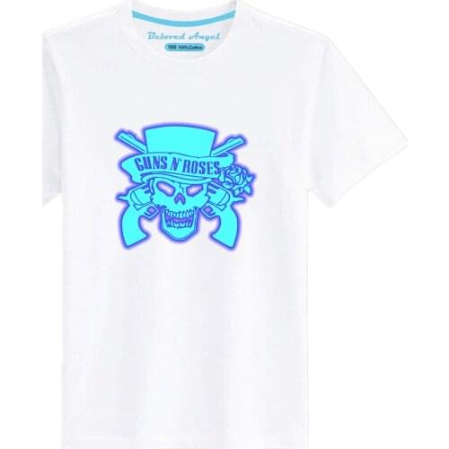 Luminous T Shirt Boys Clothing Kids Girls Baby Tops Cotton Short Sleeve Summer Tops Children Clothes Toddler Infant Tees