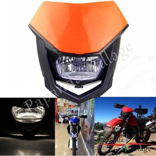 Universal Motorcycle Headlight Motocross Dirt Bike Off Road Headlamp For SX EXC XCF SXF SMR 250 450 Headlight Fairing