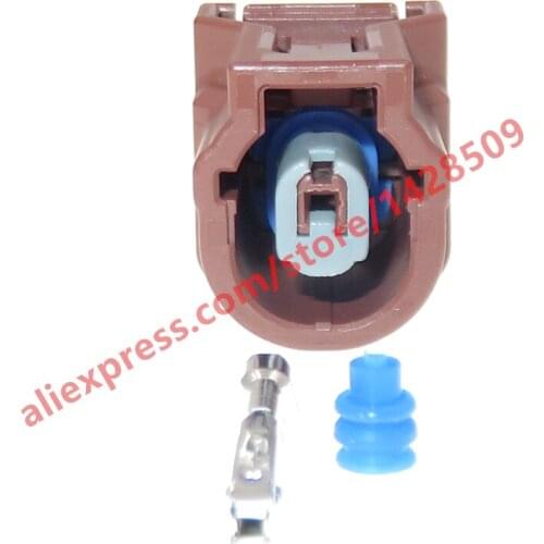 5 Sets 1 Pin 1.2 Series 6189-7197 Automobile Oxygen Sensor Wire Harness Waterproof Connector For Honda
