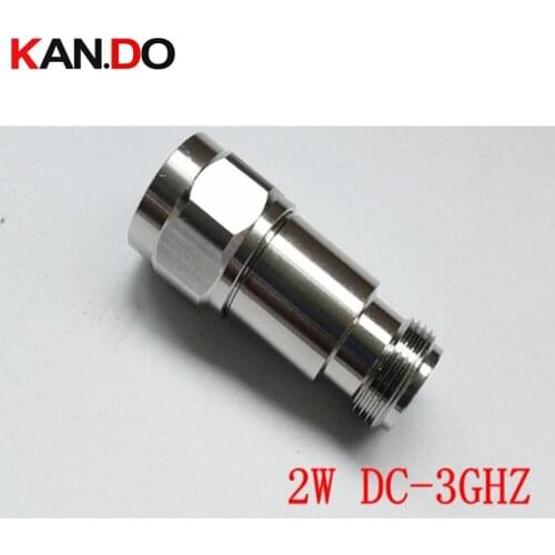 2W DC-3Ghz RF attenuator N male to N female DC-3Ghz 1-30DB option attenuation feeder connector COAXIAL jack 2W power Attenuator