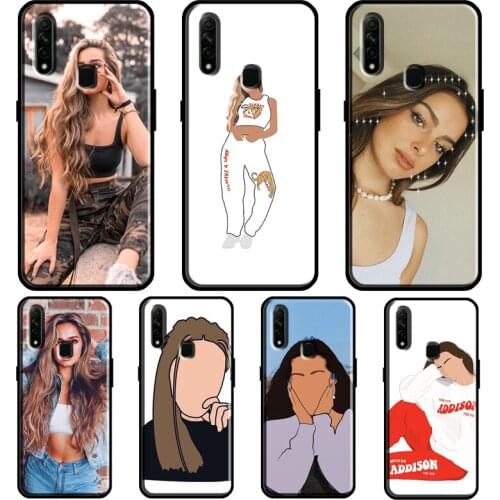 Addison Rae For OPPO A5 A9 2020 A31 A53 A52 A72 F7 Reno 2 Z Find X3 Pro A3S A15 A83 A91 A93 Phone Case