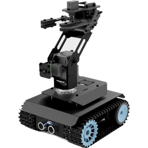 Adeept RaspTank Pro Robot Car Kit, WiFi Wireless Smart Robot for Raspberry Pi 4 3/3B+, 3-DOF Robotic Arm, OpenCV Target Tracking