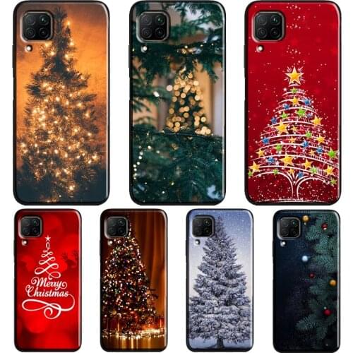 Merry Christmas Tree Case For Huawei P Smart 2019 Nova 5T P30 P40 P20 Pro Mate 10 20 Lite Honor 10i 8A 8X 9X
