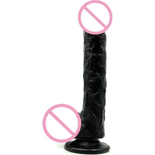 Black Realistic Dildo Huge Penis Artificial Dick G-Spot Anal Dildos with Suction Cup Giant Dildo Sex Toys For Women Sex Shop
