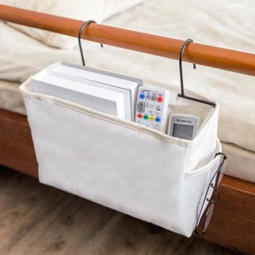 Canvas Bedside Hanging Organizer Pocket storage bags Bathroom Magazine tote Storage Organizador Pouch Home Organizer
