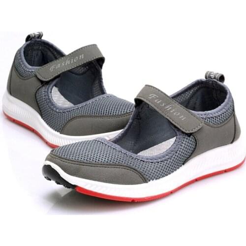 Platform Shoes Women Sneakers 2021 Fashion Solid White Sneakers Women Shoes Breathable Mesh Casual Shoes Woman Tenis Feminino