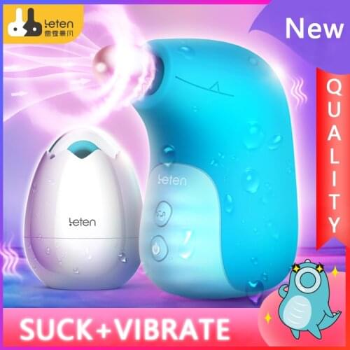 Leten wireless charge Sucking Vibrator Clit Nipple Stimulators Female Masturbators Sucker massager Erotic Sex Toys for Women