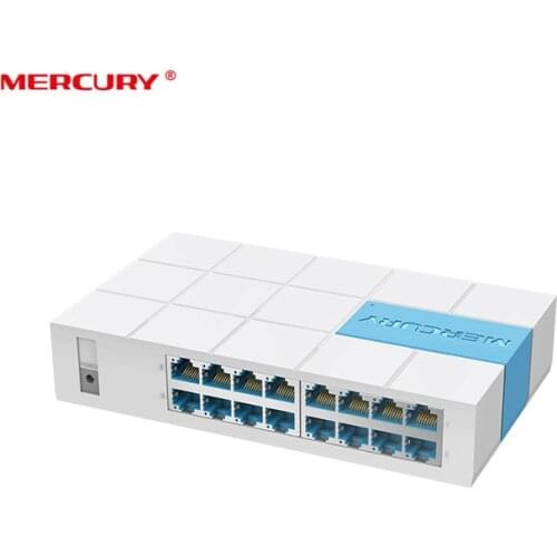 Mercury Mini S116M 16 port RJ45 10/100Mbps Fast Ethernet Switch desktop Ethernet network switch Full Duplex Bandwidth