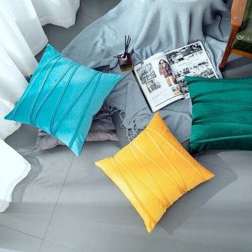 45x45cm Pillow cover velvet rope compression pillowcase sofa car home decoration cushion cover soft and comfortable pillowcase