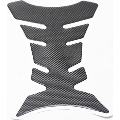 By DHL or FedEx 500pcs Fishbone Car Motorcycle Carbon Fiber Tank Tankpad Protector Sticker Gas Fuel Tank Cap Protective Cover