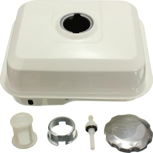 Fuel Gas Tank With Filter Cap Petcock For Honda GX160 5.5HP Replacement 1 Fuel Tank 1Tank Cap And 1 In-Tank Filter