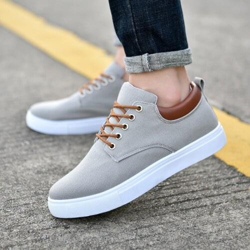 2021 New Fashion Breathable Man Shoe Non-slip Wear Resitant Shockproof Canvas Shoe Big Size Ins Little White Shoes Casual Shoes