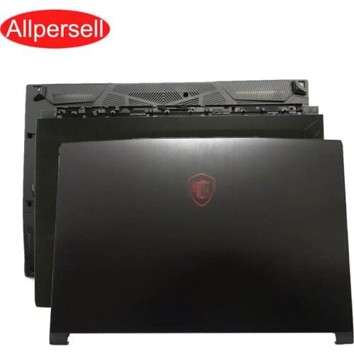 Upper lower cover case for MSI GF65 laptop screen back shell frame palm rest bottom shell hinge cover