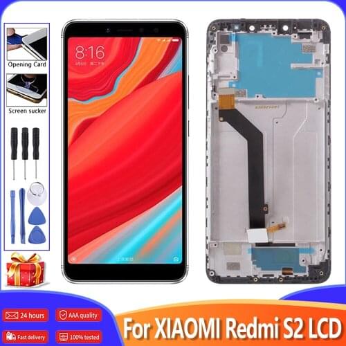 AAA+++ LCD Screen For Xiaomi Redmi S2 Display For Redmi S2 Y2 Global Version LCD Touch Screen With Frame Digitizer Replacement