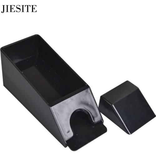 1pcs Professional Deluxe Texas Hold'em Baccarat Poker Card Plastic Black Card Shoe for 1-4 decks playing cards