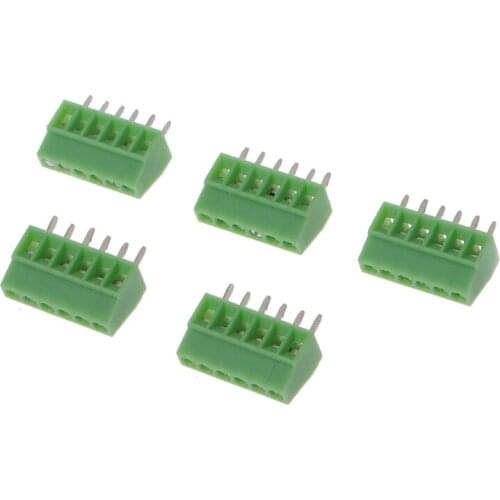 10 Pcs 2Pin-10Pin Screw PCB Mounted Terminal Blocks Connector 2.54mm Pitch 23GB