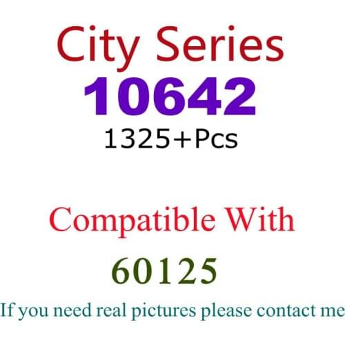 1325Pcs 10642 Building Block Toy City Series 60125 Assembled Building Block Childrens Toy Gifts