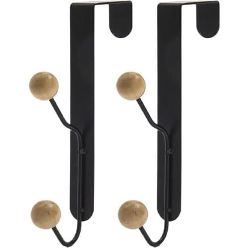 2PCS Hat Clothes Bag Hanger Hook Holder Cupboard Door Kitchen Cabinet Back Style Garbage Bags Storage Holder Rack Organizer