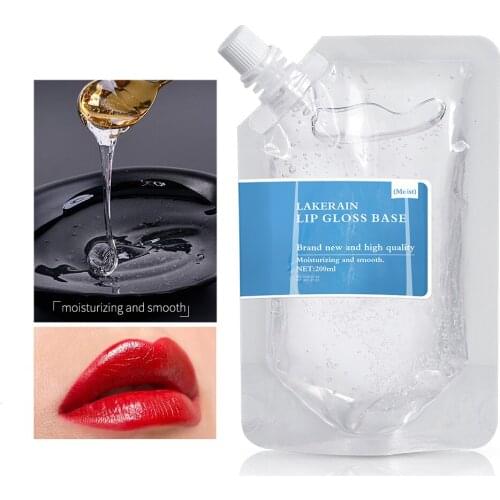 50/100/200ml DIY Clear Lip Gloss Base Gel Oil Moisturizing Matte Lipstick Material Base Gel Lipgloss Base for Handmade Lip Gloss