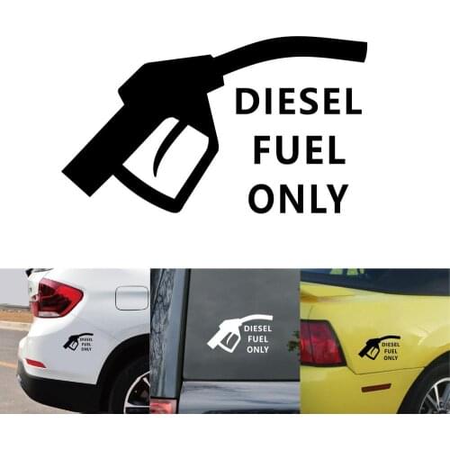 Car Sticker Diesel Fuel Only Warning Stickers Decals Cars Taxi Automobile sticker Car Accessories Reflective material Waterproof