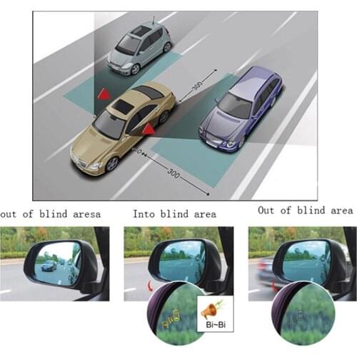 Free shipping KITBSM Easy install! safety change lane parking sensor 24GHZ Microwave Radar monitor blind spot Detection