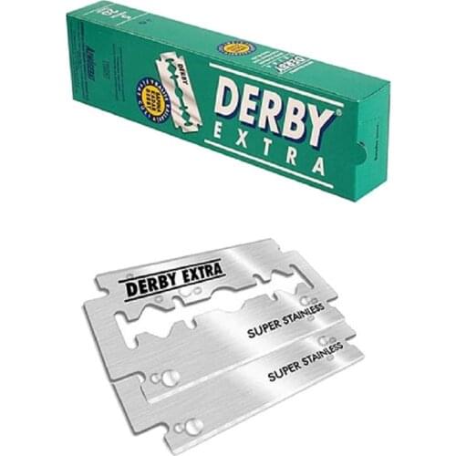 Derby Master Leaf razor Coated Double Edge Razor 100 pcs 100 pieces Barber High Quality
