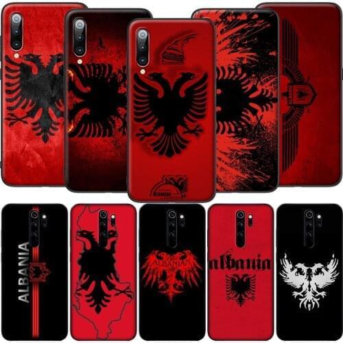 GX16 Albania Albanians Flag Case for Xiaomi Note 10 8Lite CC9 9 9T 10T A1 A2 A3 5X 6X F1 Poco F2 X3 NFC M3 Pro Lite