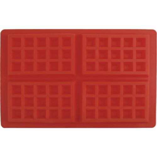 Eco-Friendly Safety 4-Cavity Waffles Cake Chocolate Pan Silicone Mold Baking Mould Bakeware Kitchen Baking & Pastry Tools