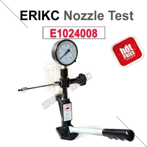 ERIKC Black Injector Nozzle Part Tester SH60 E1024008, Diesel Universal Injector Fuel Nozzle Test Repair Equipment High Precise