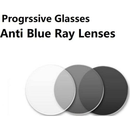 Anti Blue Ray Photochromic Progressive Glasses Lenses For Eyes Goggle Prescription Sunglasses Aspherical Lenses 10 Days Custom