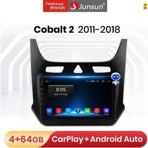 Junsun V1 Android 10 AI Voice Control 4G wifi DSP Car Radio Multimedia For Chevrolet Cobalt 2 2011 - 2018 Navigation GPS