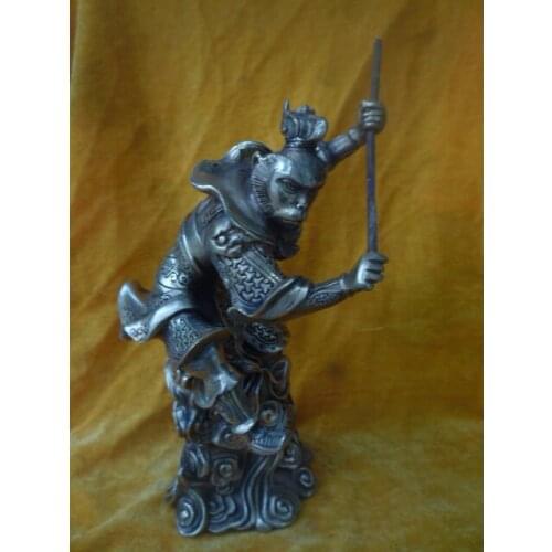 Collection old Chinese the Monkey King brass statue,best collection&adornment,free shipping