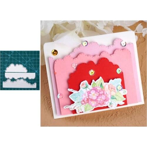 YaMinSanNiO Metal Cutting Dies Cut Die Mold Circle Border Decoration Scrapbook Paper Craft Knife Mould Blade Punch Stencils Dies